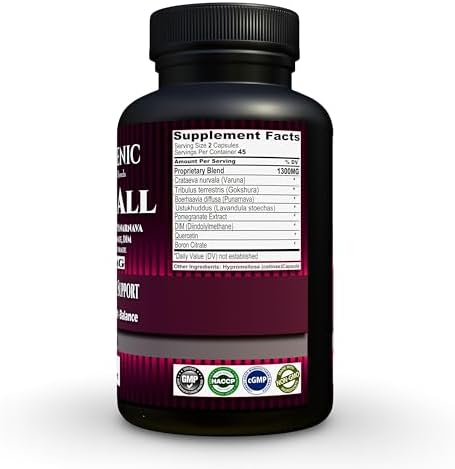 Dr. Greenic Prost All supplement facts and premium herbal blend ingredients label