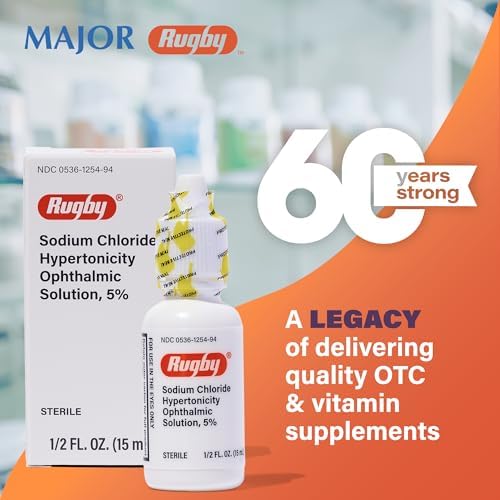 Imported Rugby Laboratories eye care product showing directions for use