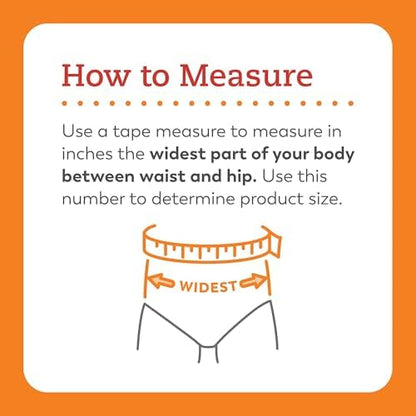 Tranquility disposable absorbent underwear showing the comfortable cloth like stretch waistband