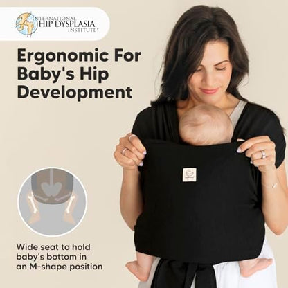 Close up view of the durable adjustable D rings on KeaBabies baby carrier