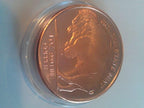 Reedersong Native American Design Copper Rounds Detailed Close Up