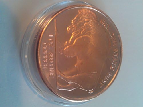 Reverse angle view of the point nine nine nine fine pure copper collectible rounds highlighting the mirror like finish and edge reeding.