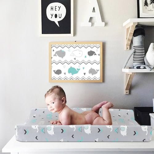 Machine washable stain resistant breathable newborn changing surface protection cloths