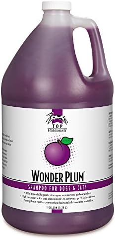 Top Performance Wonder Plum Shampoo back label instructions and ingredients