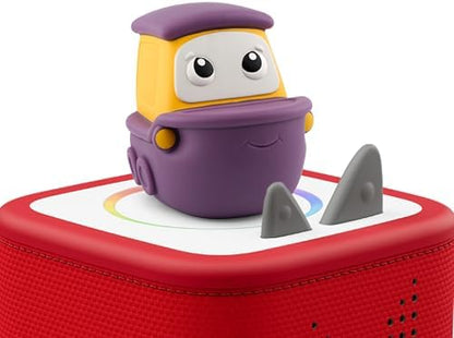 The squishy train vehicle figurine from the toddler collection displaying its easy to grip texture