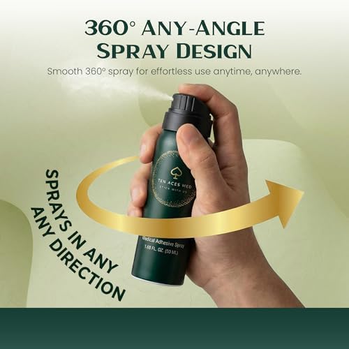 Medical-grade silicone adhesive spray for secure prosthetic attachment