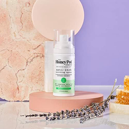 Maximum strength anti-itch spray for women with plant-derived ingredients