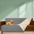 Detailed texture view of the premium quilted velvet surface on Ameritex dog blanket.