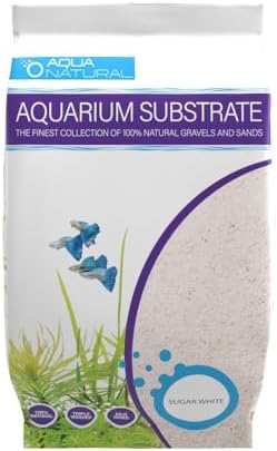 Close up texture of Aqua Natural Sugar White Sand