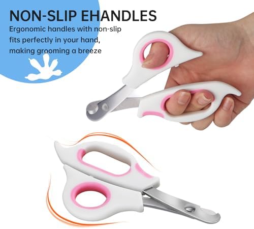 Premium small pet grooming scissor trimmer with rounded safety tips