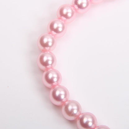 Adjustable jewelry closure on the XKSRWE pink pearl dog necklace accessory