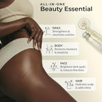 Everyday Beauty organic vitamin E oil lifestyle application shot