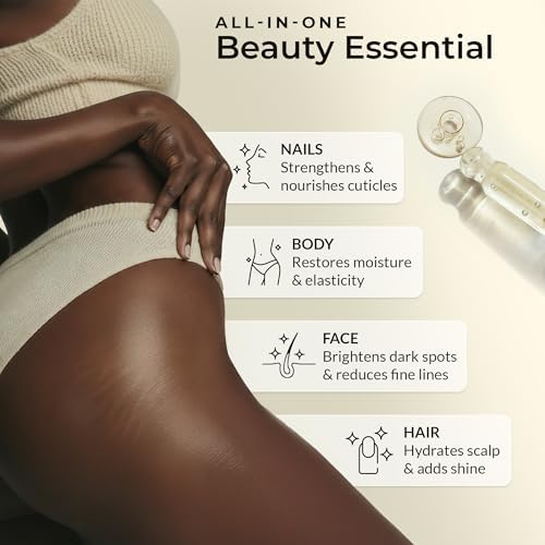 Everyday Beauty organic vitamin E oil lifestyle application shot