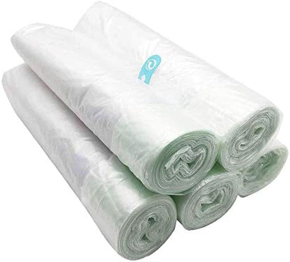 Compact plastic rolls of kids disposable waste cleaning bags for travel