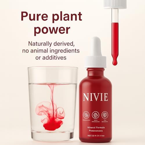 Authentic USA imported Nivie thyroid supplement drops packaging for metabolism support.