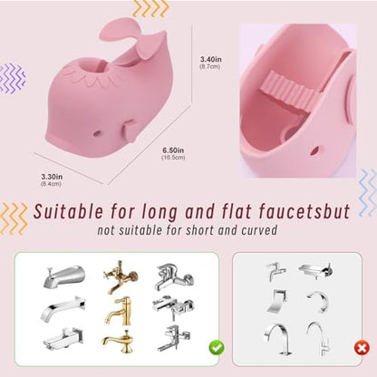 Soft silicone safety tap cover demonstrating flexible stretch material