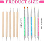 Close up of ABenkle stainless steel ball tip dotting tools