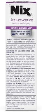 Imported Nix lice prevention spray 177ml bottle for Indian households
