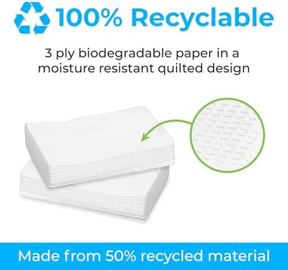 Eco-friendly moisture-resistant baby changing station liners