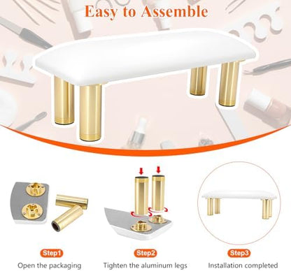 Aonolovo HR601 manicure hand rest displayed on a clean salon table