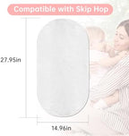 Ajrwiiy nursery changing pad protector fitted on standard table