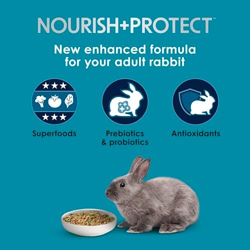 Kaytee Forti-Diet adult rabbit food bag back panel ingredients