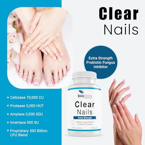 Extra strength nail fungus eliminator capsules for toenail recovery