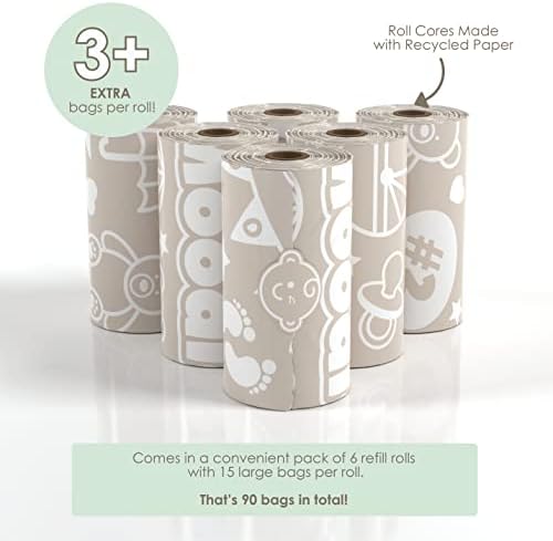Moodie travel friendly diaper bags roll set