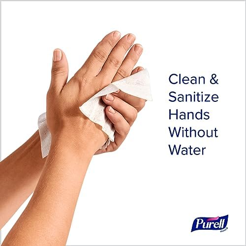 PURELL Cottony Soft Hand Sanitizing Wipes Clean Scent, 24 Individually Wrapped Wipes (Pack of 4 Boxes) - 9029-04-CMR - Image 3