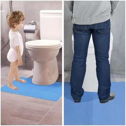 Close up view of the multi-layered super absorbent fabric of the Miumoon potty training floor protector pad.