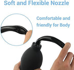 TopQuaFocus 294ml capacity vaginal douche cleaner nozzle and bulb set.