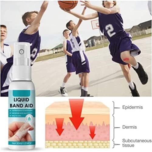 Transparent breathable protective film on skin preventing dirt entry