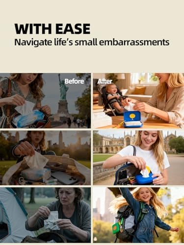 Lifestyle image showing Eraecho dispenser inside a handbag or purse