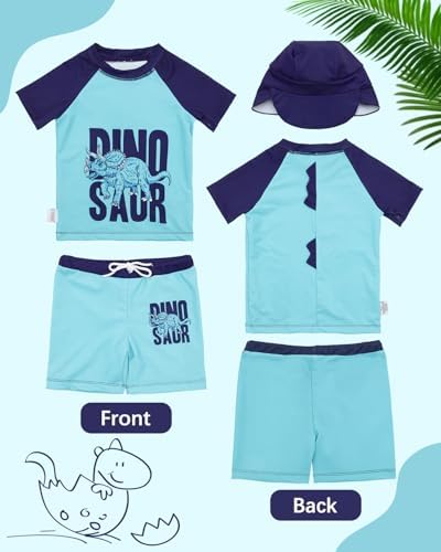 Alva Baby 2-piece swimwear set laid flat