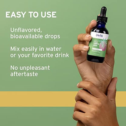Directions for use on Life-Flo Iodine Plus liquid supplement