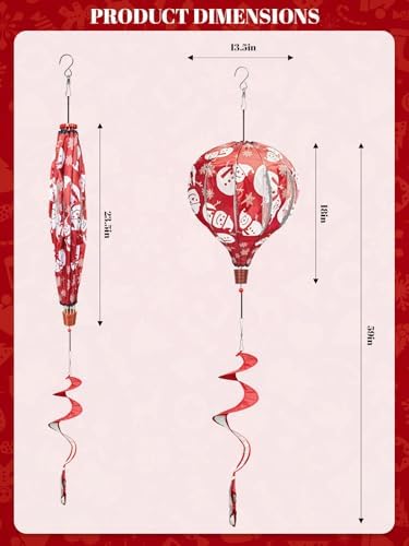Collapsible hot air balloon wind spinner partially folded for storage