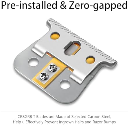 Trade-Shop T-blade set with 4 attachment guards