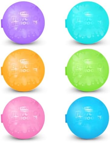 Kids and adults playing an outdoor backyard game with multi colored eco friendly splash balloons