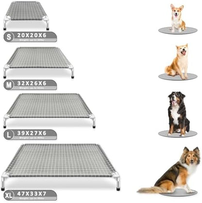 Elevated Pet Bed Dog Cot- Pet Bed for Small Dogs | Raised Dog Bed for Indoor and Outdoor Use for Small Pets - Image 7