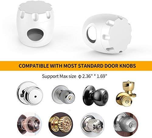 Size comparison of Uxoz child safety knob cover
