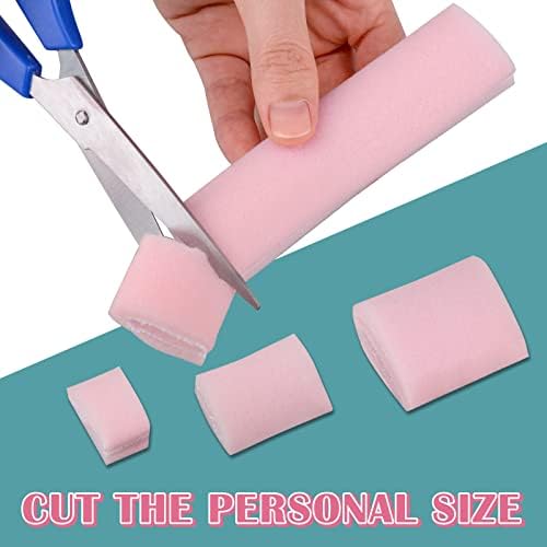 Medium size 7/8 inch diameter toe tube for blister protection.