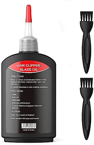 Authentic USA imported Opove trimmer oil package with specialized tools for preventing rust on metal blades