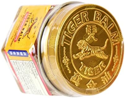 USA imported Tiger Balm Extra Strength red ointment active ingredients label view
