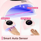 Jodsone nail lamp displaying the LCD timer screen