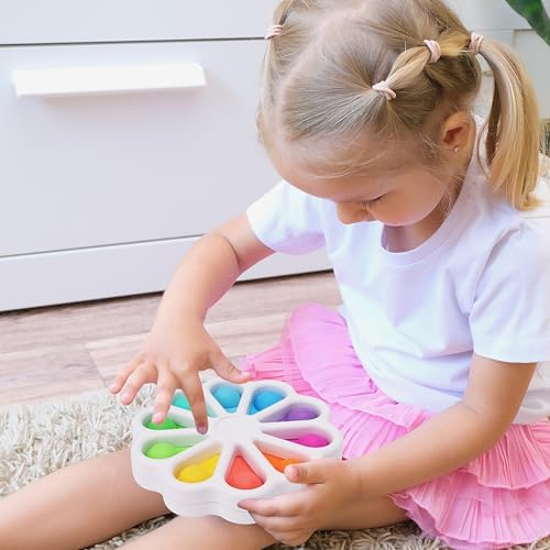 AFLUODN compact travel sensory toy packed inside a diaper bag for on-the-go toddler entertainment.