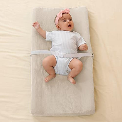 QUENESS infant diaper changing pad protector sheet packaging view