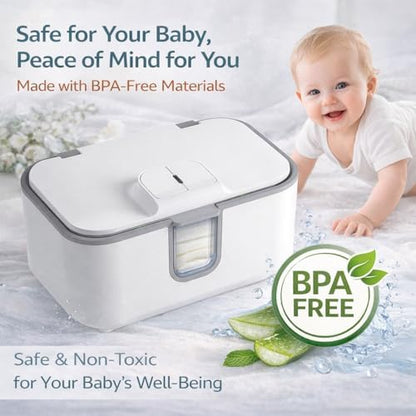 Orozee diaper wipe warmer in modern nursery setting