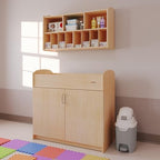 Foundations Hands-Free Diaper Pail side angle view