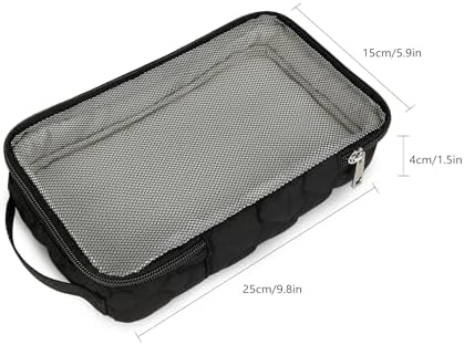 Baby Diaper Bag Organizer Pouches - 2 Pack Waterproof Pod Hanging Diaper Bag Mesh Bag Reusable, Washable or Baby Cloth Diapers (Black&White) - Image 7