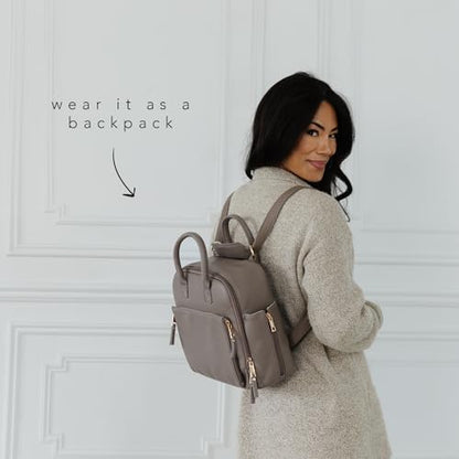Ayla & Co Mini Bag showing gold hardware and minimalist design